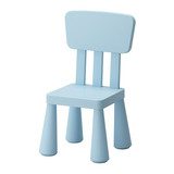 免费代购宜家代购玛莫特儿童椅子靠背椅塑料浅蓝/淡粉红色/浅绿色