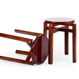 2016凳子实木圆凳椅子家用餐桌木凳宜家时尚简约简易木头板凳矮凳
