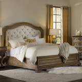 美式乡村实木床做旧橡木雕花床欧式实木床美式法式风格双人床