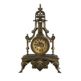 高档纯铜钟表 复古欧式座钟古董仿古台钟客厅家居台式装饰 摆件