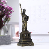 美国自由女神像创意摆件模型家居饰品复古欧式金属摄影道具礼物