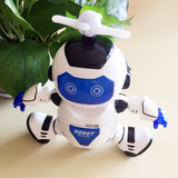 益尔乐跳舞机器人儿童智能玩具唱歌旋转灯光男孩电动玩具生日礼物