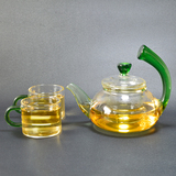 圣卡琳玻璃茶壶创意耐热加厚功夫迷你透明花茶壶果汁红泡茶壶茶具
