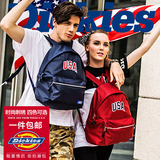 外贸Dickies双肩包男女通用日韩USA字母休闲包学生街头背包情侣包
