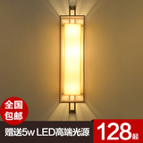 新中式壁灯现代铁艺酒店工程灯温馨客厅卧室床头灯书房过道走廊灯