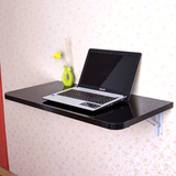 壁挂电脑桌墙上书桌挂墙简易连壁桌卧室转角办公桌折叠桌加厚圆角