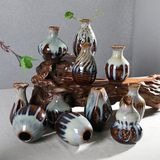 花器青瓷 茶道创意摆件手工个性小花插 家居装饰品陶瓷水培小花瓶