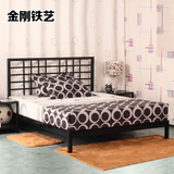 正品铁艺床包邮双人床铁床架QY豪华款双人床1.5米1.8米中国风家具