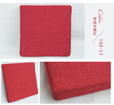 亚麻外套可拆卸纯色舒适坐垫 海绵厚度布颜色及垫子外形均可定制