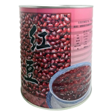 名忠红豆罐头4kg 刨冰双皮奶专用 贡茶专用 奶茶原料批发