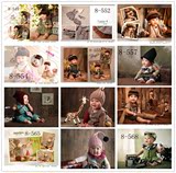 新款儿童摄影韩式服装百天拍照可爱衣服宝宝影楼周岁写真服饰批发