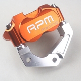 RPM卡钳四活塞小辐射浮动盘 摩托车改装刹车下泵福喜 巧格RSZ