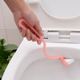 日本进口弯曲式马桶刷 创意死角清洁厕所刷塑料洁厕小刷子缝隙刷