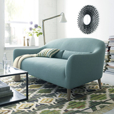 北欧小户型布艺沙发现代简约日式创意单双三人公寓办公小沙发家具