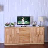 松木现代简约实木电视柜宜家电视机柜多功能储物中式客厅时尚组合