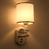 现代简约可调光壁灯客厅灯卧室床头灯墙壁房间过道LED壁灯具