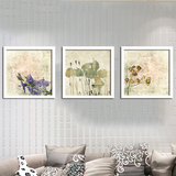 植物花卉现代简约客厅壁画沙发背景墙壁画室内装饰画卧室书房绘画