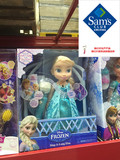 迪士尼正品冰雪奇缘艾莎爱莎公主唱歌智能娃娃女孩话筒玩具儿童