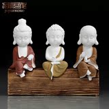 九原可作 娑婆三圣西方三圣陶瓷佛像摆件观音释迦牟尼地藏王菩萨