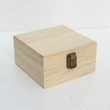储物盒实木收纳箱创意礼品木盒带锁收藏整理箱木质复古杂物盒木箱