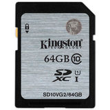 金士顿SD卡 64G 80m 内存卡 CLASS10 高速数码相机存储卡64g