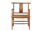 北京老榆木 免漆圈椅实木新中式仿古椅子明式茶桌椅寺庙禅椅简约