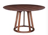 实木圆形餐桌 特价原木餐厅饭店多功能桌椅凳子创意吧咖啡厅圆桌