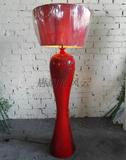 中式仿古家居装饰品 玄关客厅花瓶装饰落地灯 床头灯 红妆 端庄