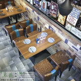 咖啡厅 西餐厅桌椅组合 甜品店 奶茶店 小吃店餐饮桌椅 饭店餐桌