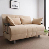 新款日式布艺多功能沙发床 1.5 1.8米实木宜家单双人懒人折叠沙发