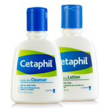 Cetaphil/丝塔芙洁面乳118ml+润肤乳118ml 洗面奶 温和近零刺激