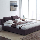 布艺床双人床1.8米简约现代布床可拆洗小户型气动储物北欧床特价