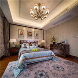时尚简约格子现代地毯客厅茶几沙发卧室床边手工腈纶地毯满铺定制