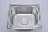 4835 厨房单水槽 单槽洗菜盆洗碗池带 落地支架子不锈钢单水盆