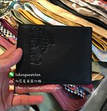 英国正品代购Versace范思哲 男士短款两折美杜莎浮雕真皮钱包