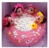 上海芭比迷糊娃娃生日蛋糕沐浴娃娃生日蛋糕宝宝生日蛋