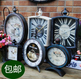 包邮东南亚欧式新古典美式时钟表座钟客厅现代简约创意卧室石英钟