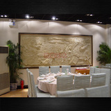 热卖砂岩浮雕清明上河图中式人物雕塑电视背景墙装饰沙岩玄关壁画