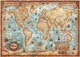 进口正品现货包邮 德国进口拼图 HEYE  复古世界地图 3000片