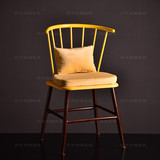北欧风格休闲餐椅椅子现代时尚沙发椅宜家办公椅简约咖啡椅实木