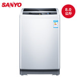 Sanyo/三洋 WT8455M0S家用大容量8公斤全自动省水波轮洗衣机包邮