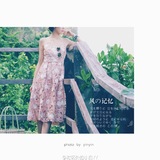 5折现货ParadiseKiss日本代购Lily Brown蕾丝吊带裙LWFO162128
