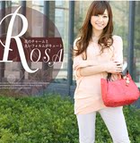 日本代购SACURA ROSE女包日本手工制造牛皮手提包个性特色包包