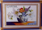 画格 KEC 十字绣套件 花卉H380-H清雅百合（白） 包邮 清仓