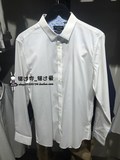 SELECTED思莱德专柜代购白色修身商务男士长袖衬衫415205002蓝/紫