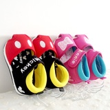 日本宝宝凉鞋外贸原单学步鞋包头防滑迪士尼米奇男女童鞋1-2岁