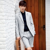 2016夏季新款韩版小西服男士修身薄款西装休闲韩国代购有套装潮流