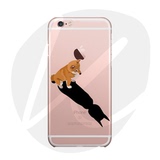keman case原创狗狗柴犬苹果6s手机壳iPhone6plus透明4.7保护套