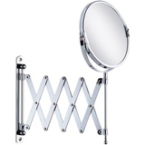 美国 浴室壁挂旋转化妆镜 镜卫生间伸缩镜子双面卫浴放大美容镜