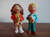90年代老玩具 80后怀旧 收藏 国外题材 小情侣 洋人 古董小玩偶